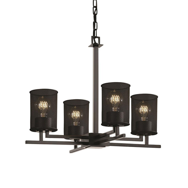 4 Light Mini Chandelier